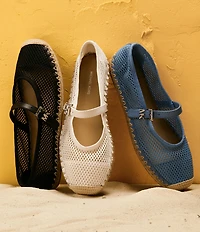 Michael Kors Lynn Mesh Mary Jane Ballet Espadrilles