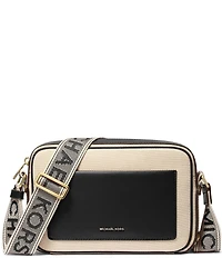 Michael Kors Maeve Large Pocket Contrast Trim Crossbody Bag