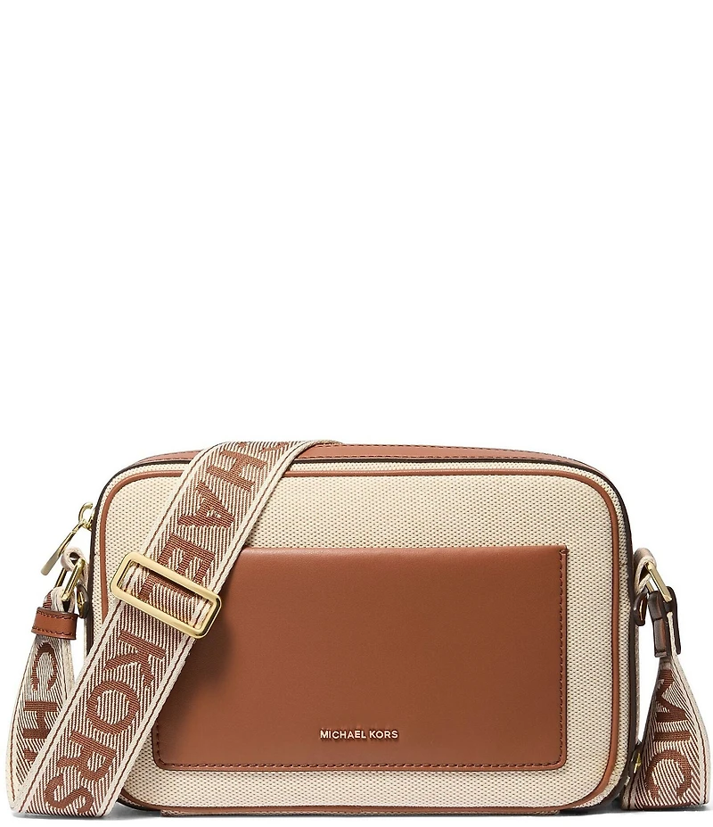 Michael Kors Maeve Large Pocket Contrast Trim Crossbody Bag