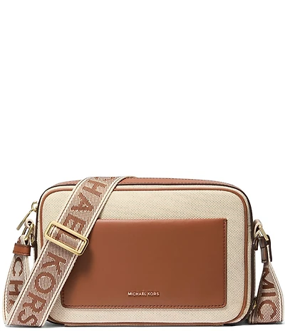 Michael Kors Maeve Large Pocket Contrast Trim Crossbody Bag