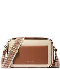 Michael Kors Maeve Large Pocket Contrast Trim Crossbody Bag