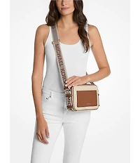 Michael Kors Maeve Large Pocket Contrast Trim Crossbody Bag