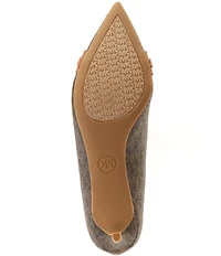 Michael Kors Mandy Flex Logo Kitten Heel Pumps