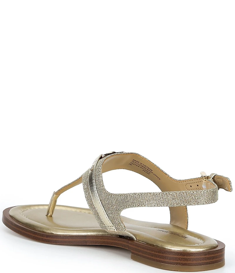 Michael Kors Mandy Glitter Slingback Thong Sandals