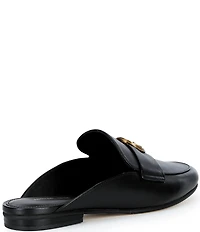 Michael Kors McKenzie Leather Slip On Mules