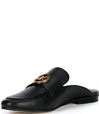 Michael Kors McKenzie Leather Slip On Mules
