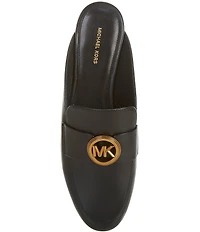 Michael Kors McKenzie Leather Slip On Mules