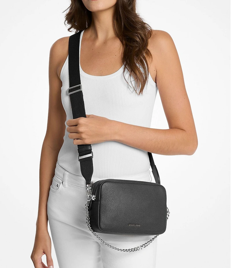 Michael Kors Medium Bryant Double Zip Camera Crossbody Bag