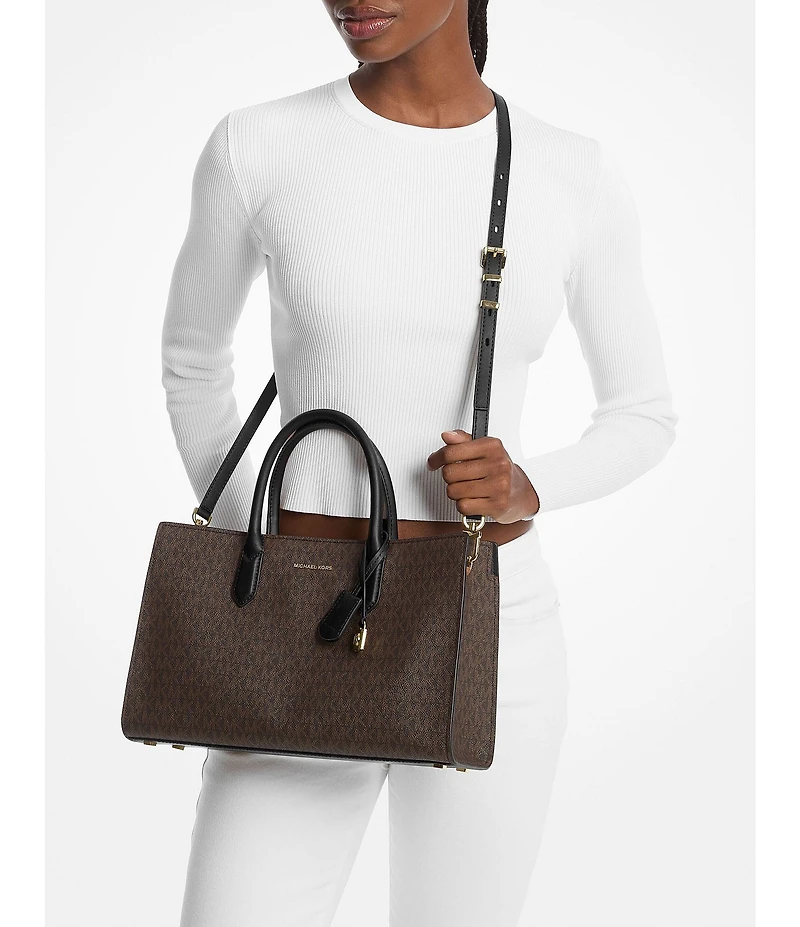 Michael Kors Medium East West Satchel Bag