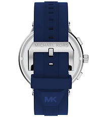 Michael Kors Men's Billie Quartz Chronograph Silicone Strap Watch