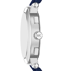 Michael Kors Men's Billie Quartz Chronograph Silicone Strap Watch