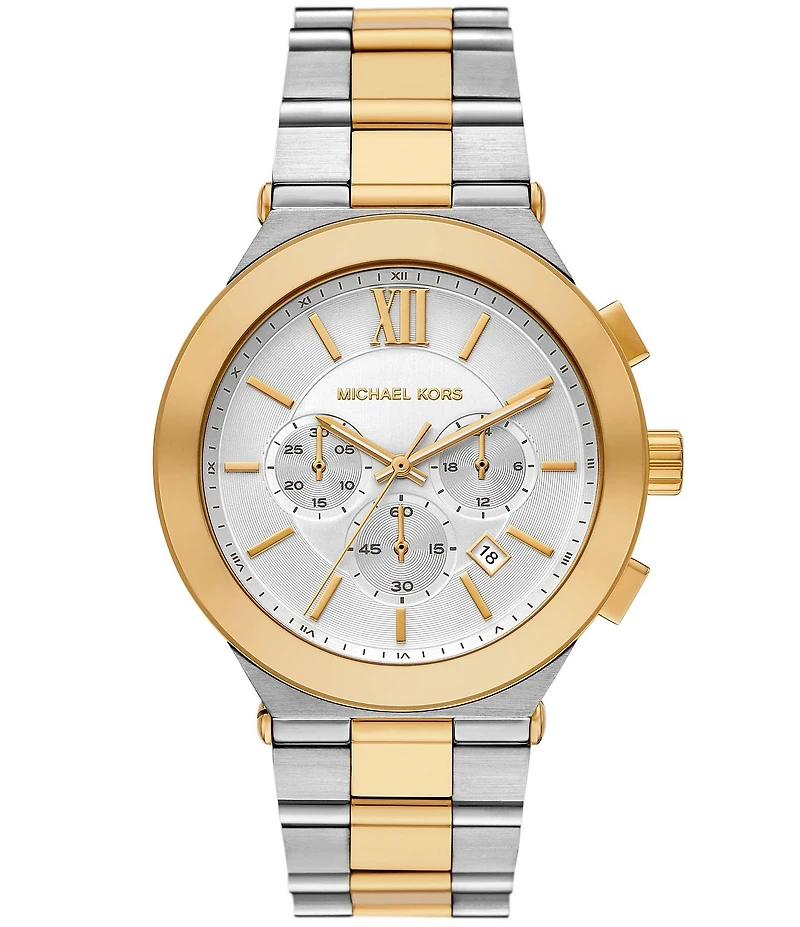 Michael Kors Men's Billie Quartz Chronograph Stainless Steel Bracelet Watch