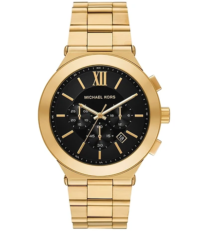 Michael Kors Men's Billie Quartz Chronograph Stainless Steel Bracelet Watch
