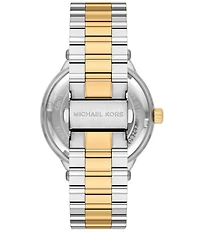 Michael Kors Men's Billie Three-Hand Gold-Tone Stainless Steel Bracelet Watch