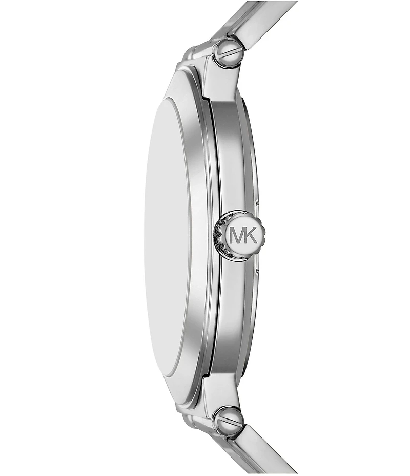 Michael Kors Men's Billie Three-Hand Gold-Tone Stainless Steel Bracelet Watch
