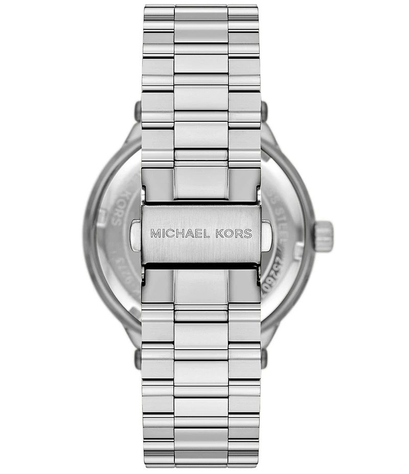 Michael Kors Men's Billie Three-Hand Gold-Tone Stainless Steel Bracelet Watch