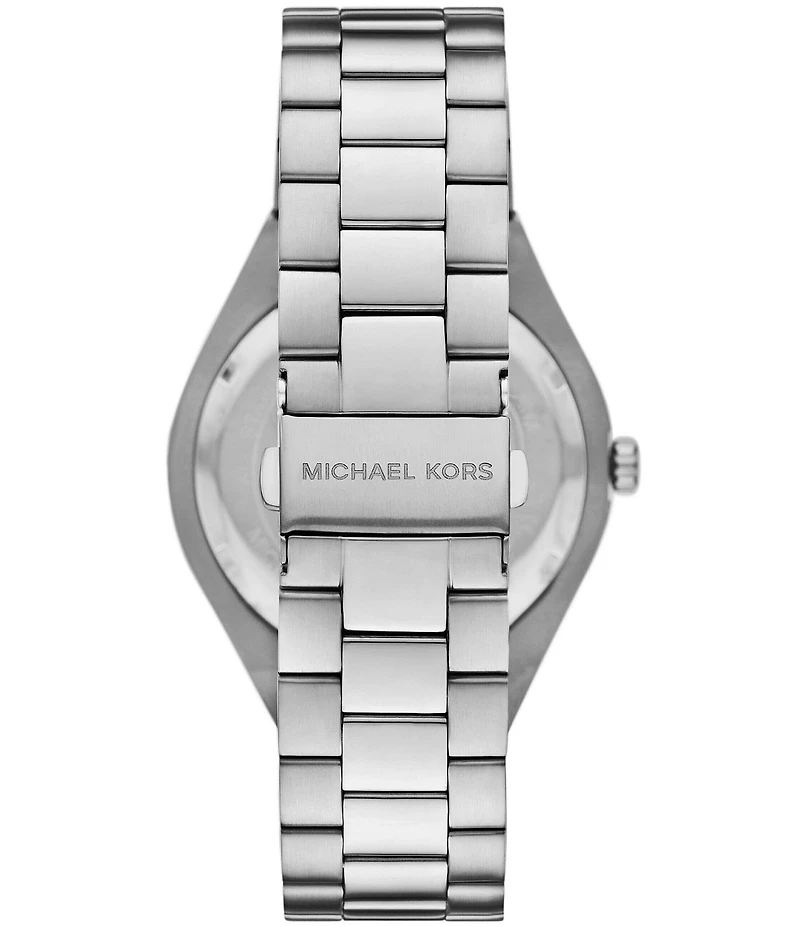 Michael Kors Men's Lennox Quartz Three Hand Stainless Steel Bracelet Watch