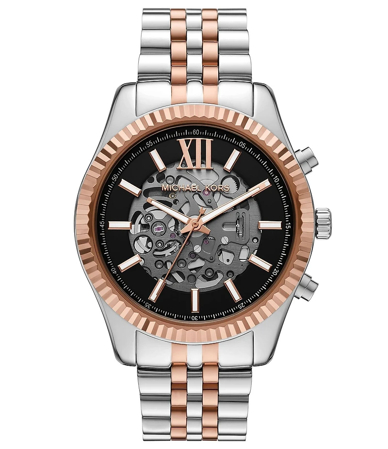 Michael Kors Men's Lexington Automatic Stainless Steel Bracelet Watch