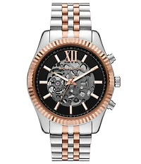 Michael Kors Men's Lexington Automatic Stainless Steel Bracelet Watch