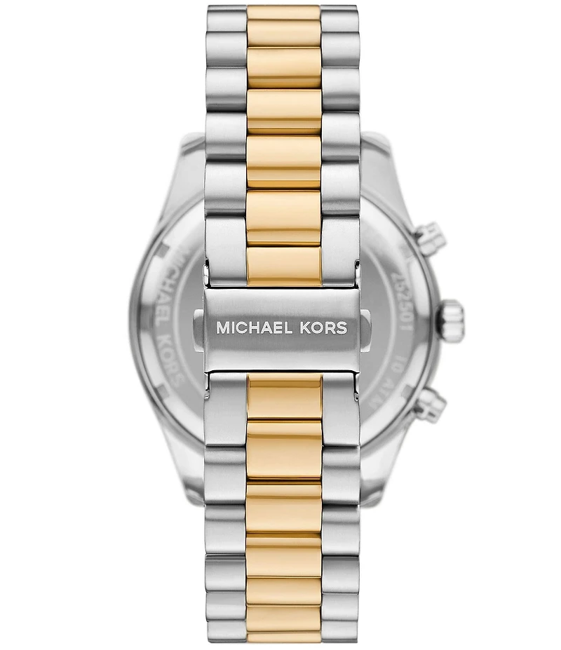 Michael Kors Men's Lexington Chronograph Two-Tone Stainless Bracelet Watch