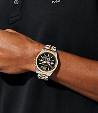 Michael Kors Men's Lexington Chronograph Two-Tone Stainless Bracelet Watch