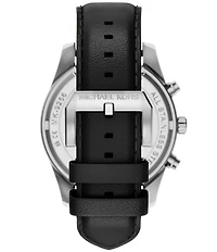 Michael Kors Men's Lexington Quartz Chronograph Leather Strap Watch