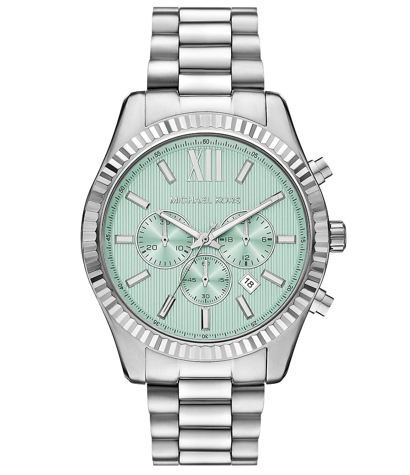 Michael Kors Men's Lexington Quartz Chronograph Stainless Steel Bracelet Watch