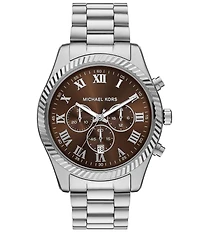 Michael Kors Men's Lexington Quartz Chronograph Stainless Steel Bracelet Watch