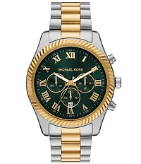 Michael Kors Men's Lexington Quartz Chronograph Stainless Steel Bracelet Watch