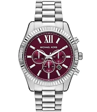 Michael Kors Men's Lexington Quartz Chronograph Stainless Steel Bracelet Watch