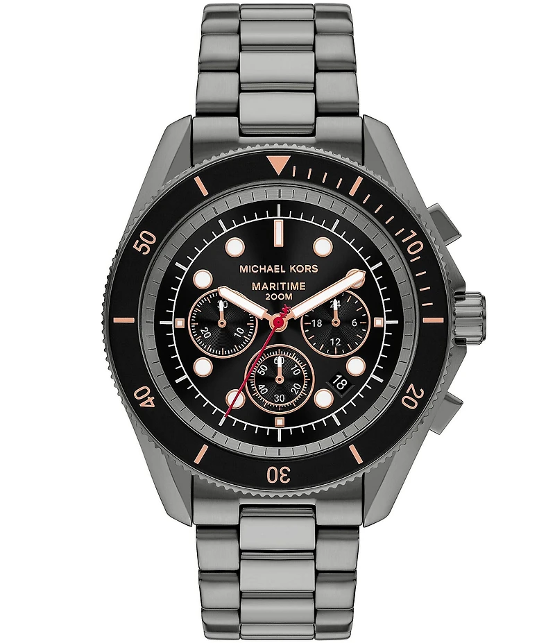 Michael Kors Men's Maritime Chronograph Stainless Steel Bracelet Watch