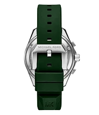 Michael Kors Men's Maritime Chronograph Green Silicone Strap Watch