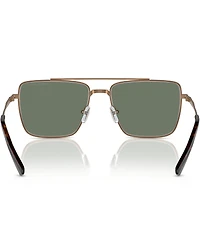 Michael Kors Men's MK1154 58mm Square Aviator Sunglasses