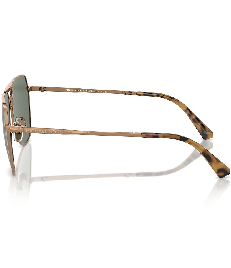 Michael Kors Men's MK1156 59mm Aviator Sunglasses