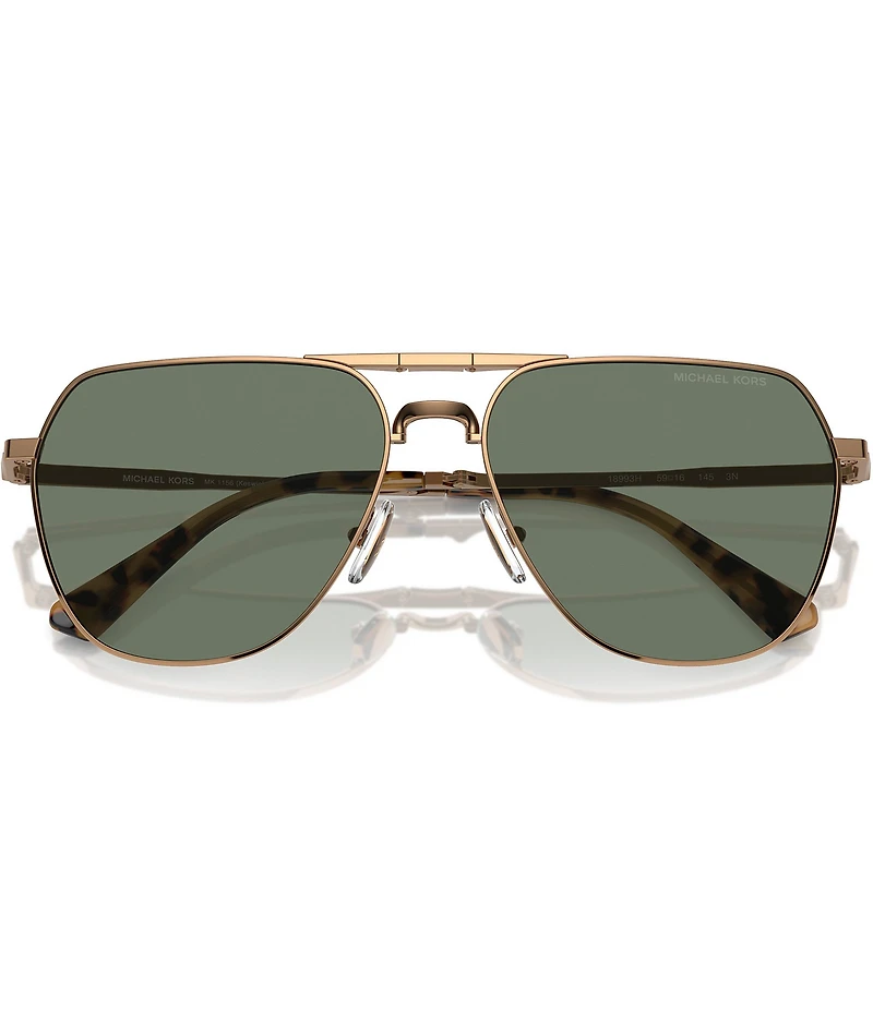 Michael Kors Men's MK1156 59mm Aviator Sunglasses