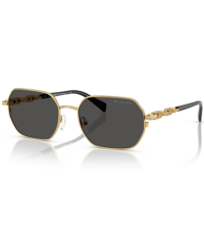 Michael Kors Men's MK1165 Saint Martin 57mm Rectangle Sunglasses