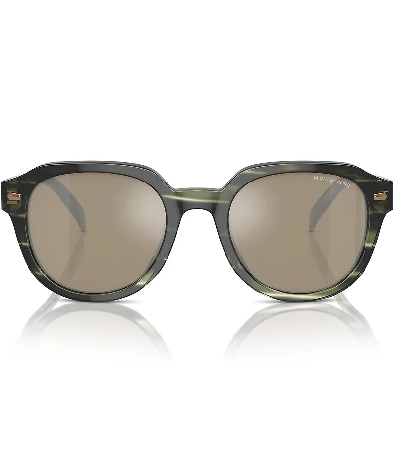 Michael Kors Men's MK2216U 52mm Round Sunglasses