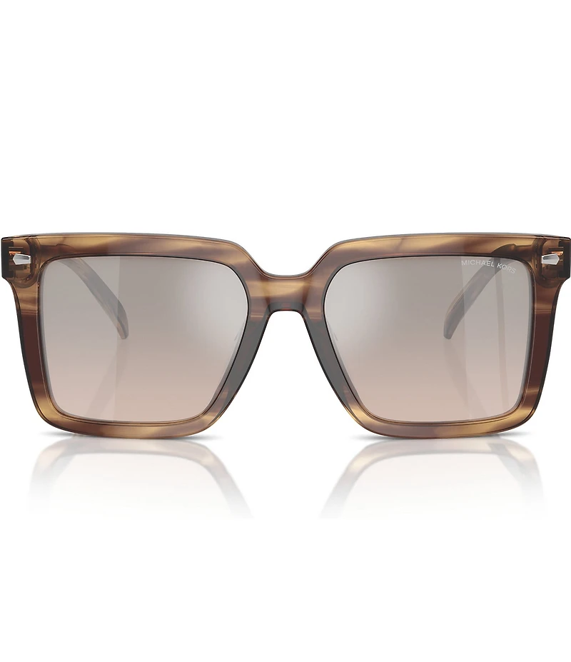 Michael Kors Men's MK2217U Abruzzo 55mm Square Sunglasses