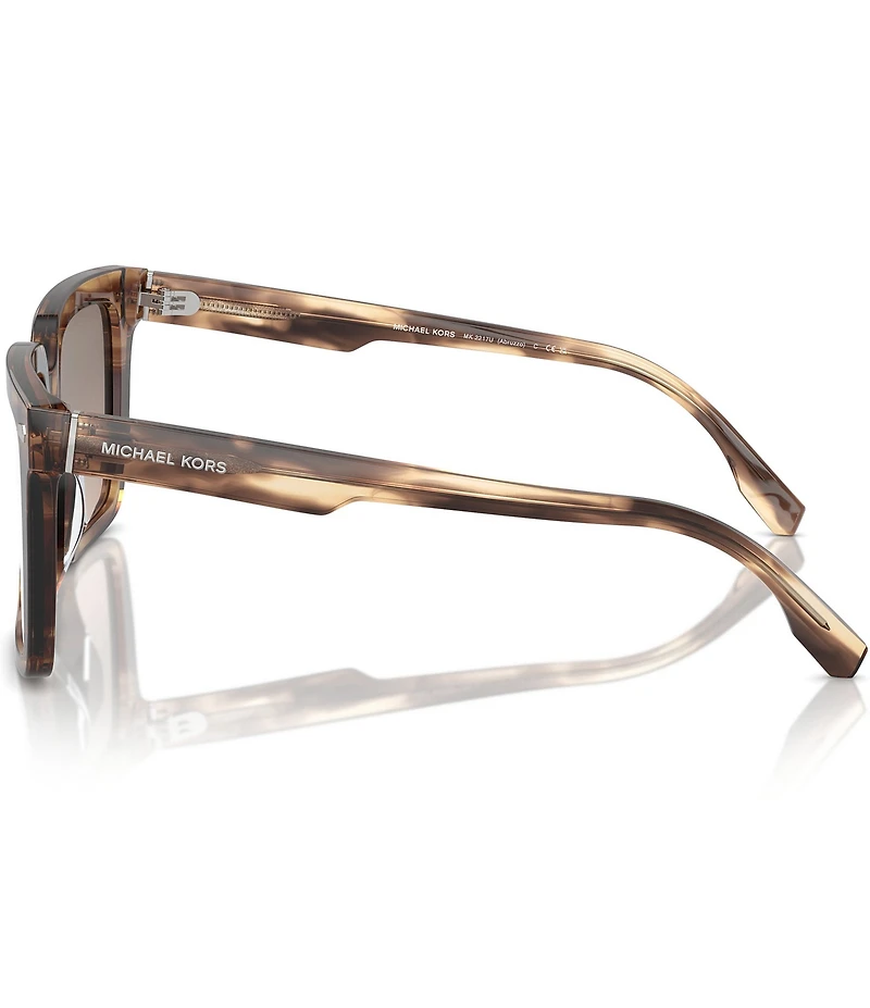 Michael Kors Men's MK2217U Abruzzo 55mm Square Sunglasses