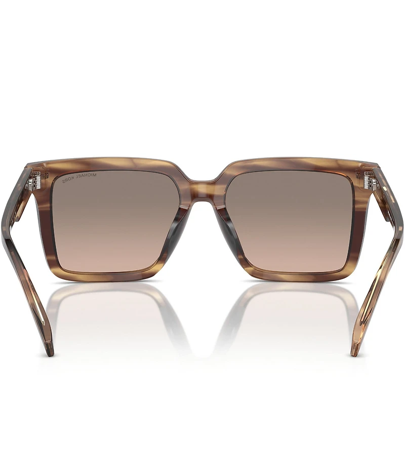 Michael Kors Men's MK2217U Abruzzo 55mm Square Sunglasses