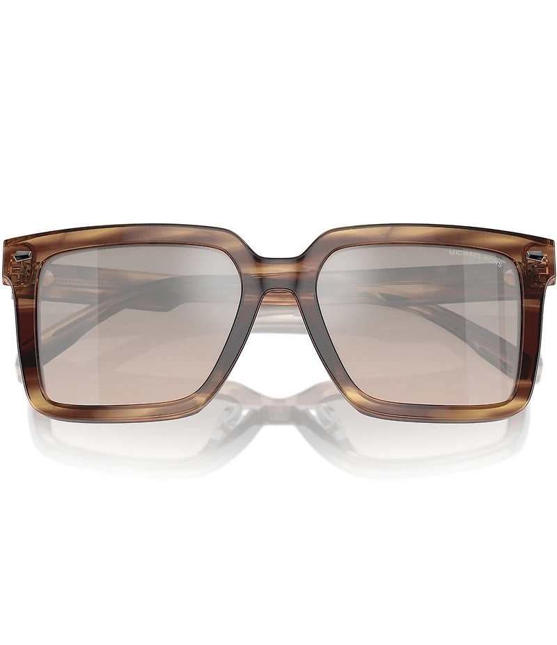 Michael Kors Men's MK2217U Abruzzo 55mm Square Sunglasses