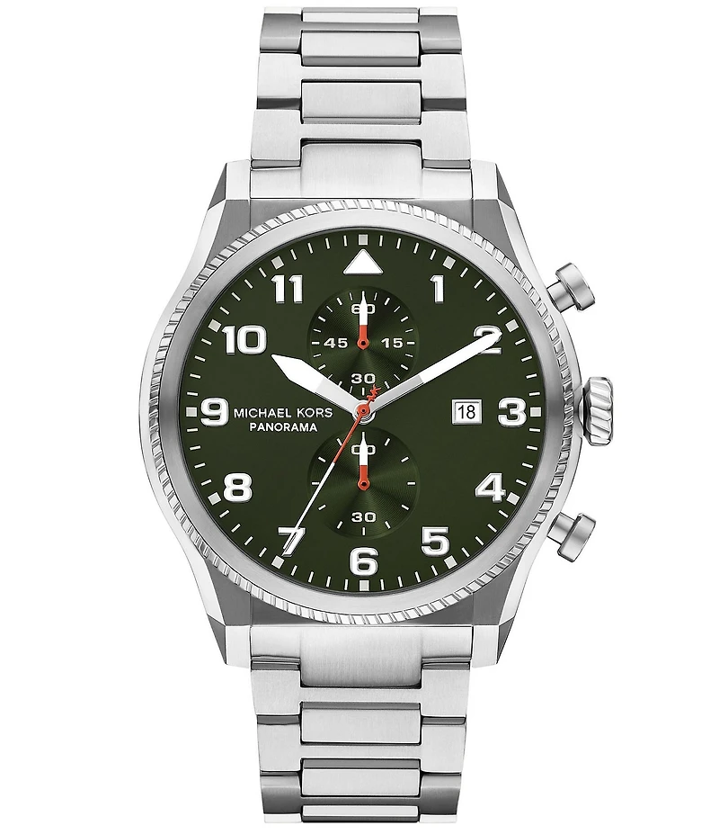 Michael Kors Men's Lexington Chronograph Stainless Bracelet Watch