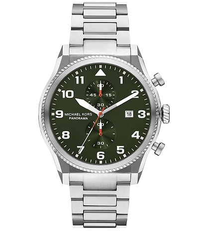 Michael Kors Men's Lexington Chronograph Stainless Bracelet Watch