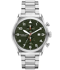 Michael Kors Men's Lexington Chronograph Stainless Bracelet Watch
