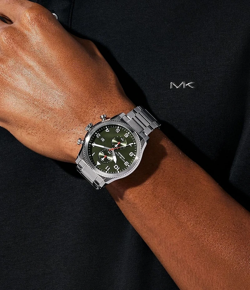 Michael Kors Men's Lexington Chronograph Stainless Bracelet Watch