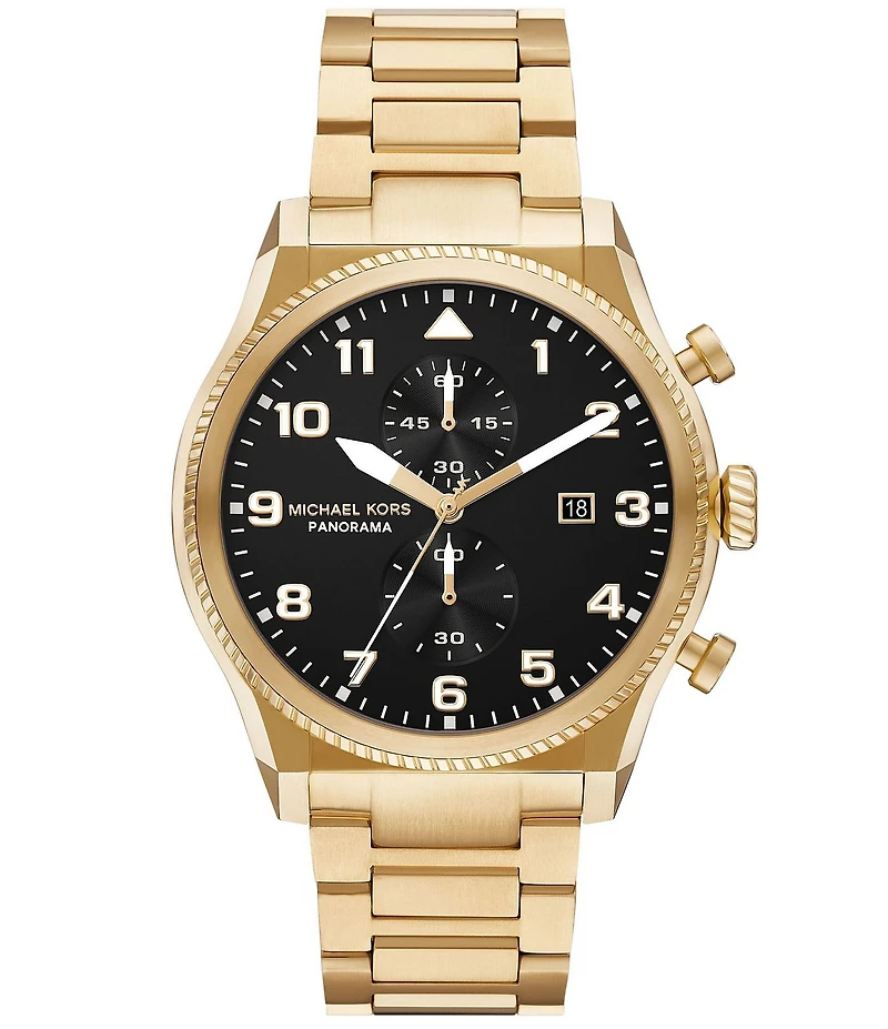 Michael Kors Men's Lexington Chronograph Stainless Bracelet Watch