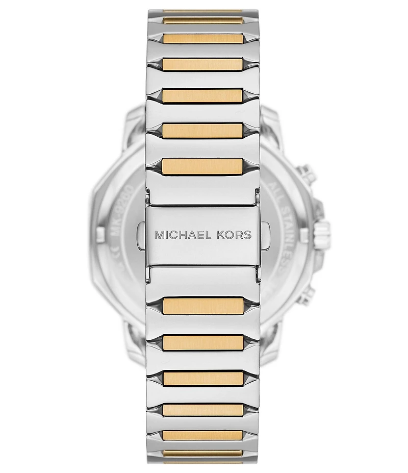 Michael Kors Men's Prescott Quartz Chronograph Stainless Steel Bracelet Watch