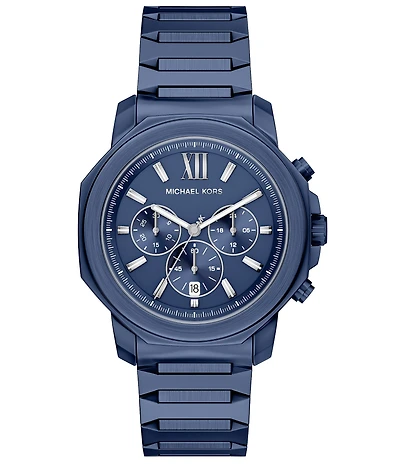 Michael Kors Men's Prescott Quartz Chronograph Stainless Steel Bracelet Watch