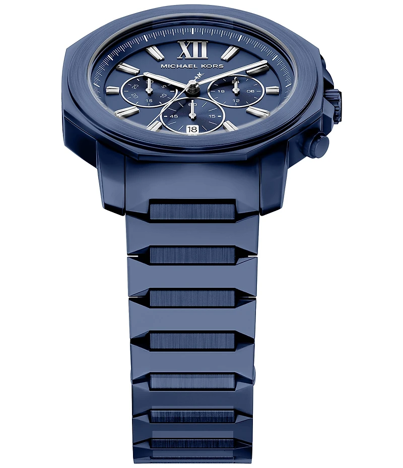 Michael Kors Men's Prescott Quartz Chronograph Stainless Steel Bracelet Watch