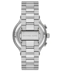 Michael Kors Men's Quartz Chronograph Stainless Steel Watch and Bracelet Set